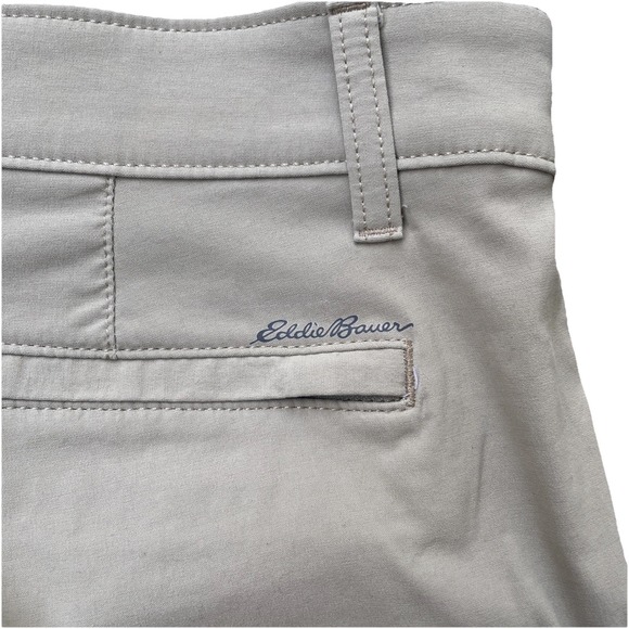 Eddie Bauer Travex Hiking Pants Men's 34x32 Khaki Nylon Stretch Travel Outdoor - Picture 8 of 8